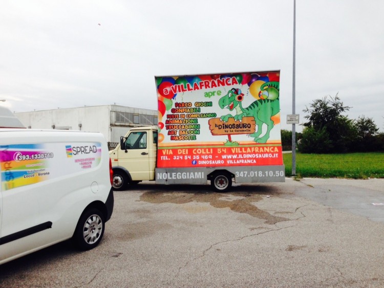 Affissioni Camion Vela Veneto