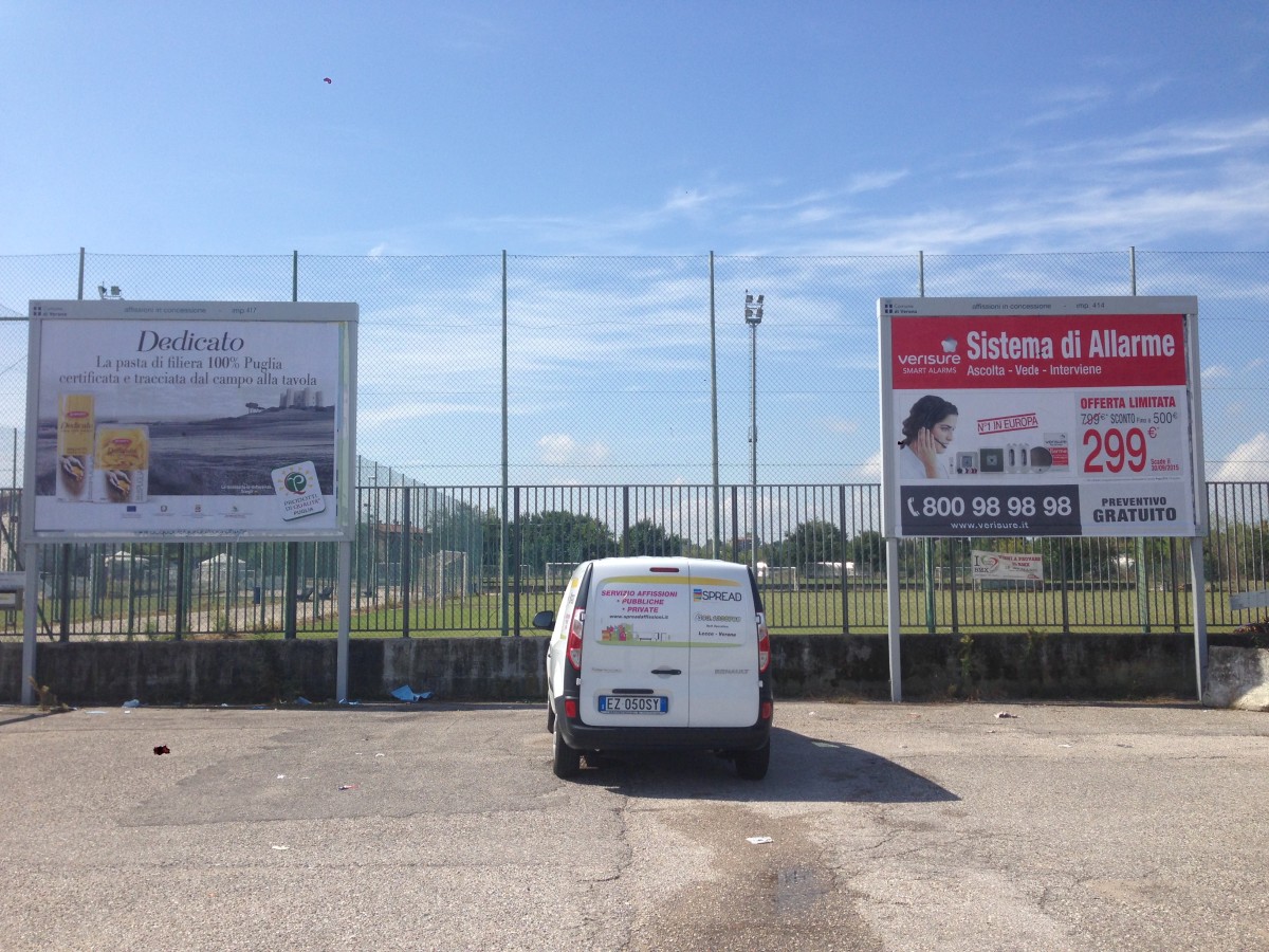 Affissione poster 4×3 Verona
