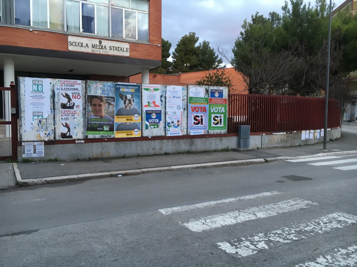 AFFISSIONI ELETTORALI LECCE