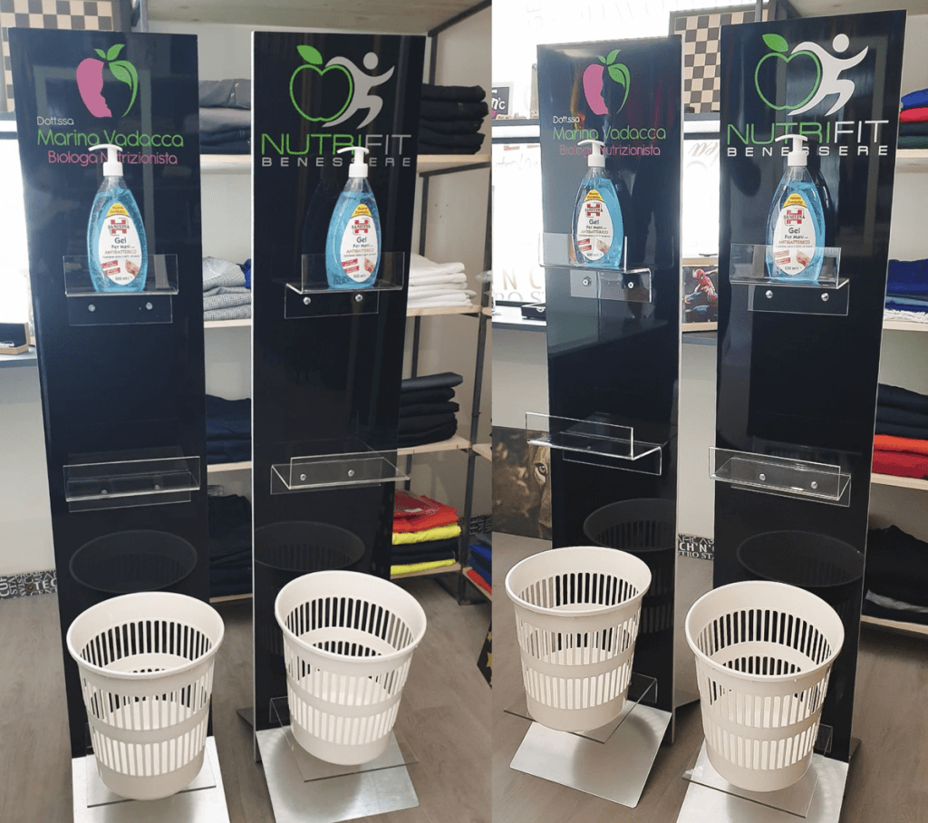 colonnina despenser personalizzata