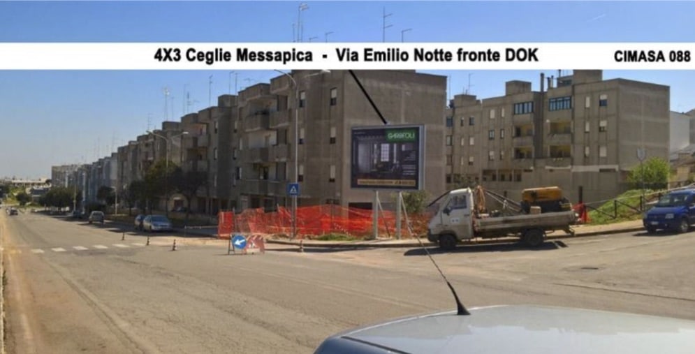 6x3 ceglie via Emilio Notte fronte Dok