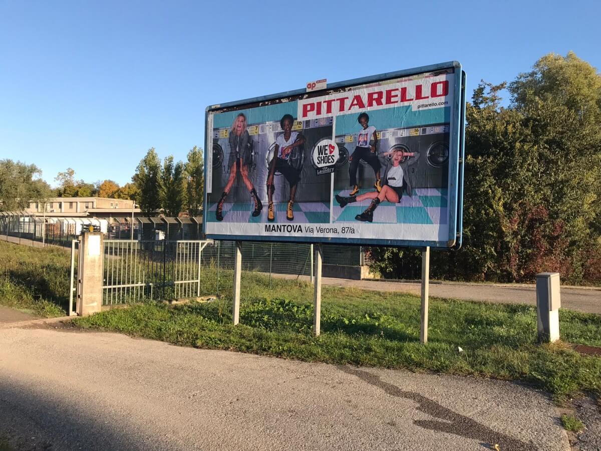 VIA LAGO DI PAIOLO poster 6x3 Mantova